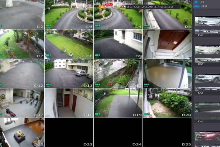 CCTV monitoring wall installed by RSK Industries